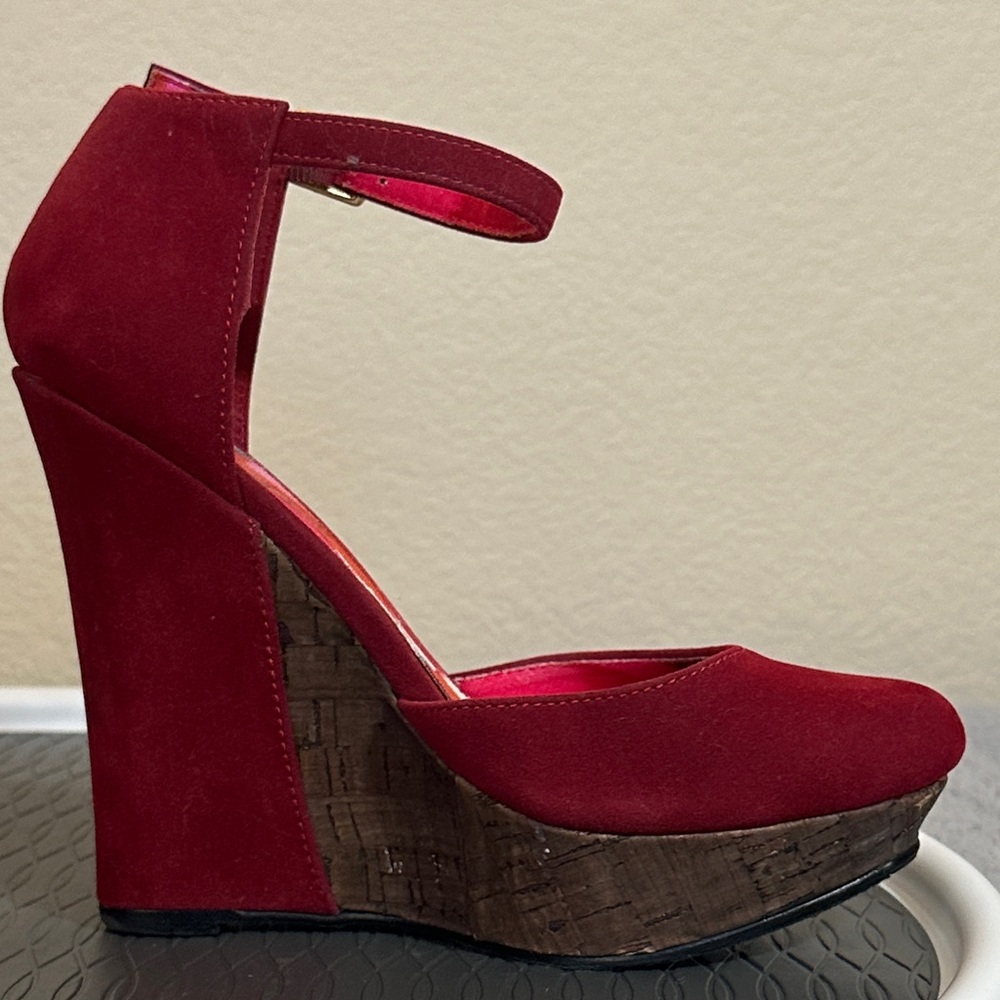 Michael Antonio Red Platform Heels - image 6